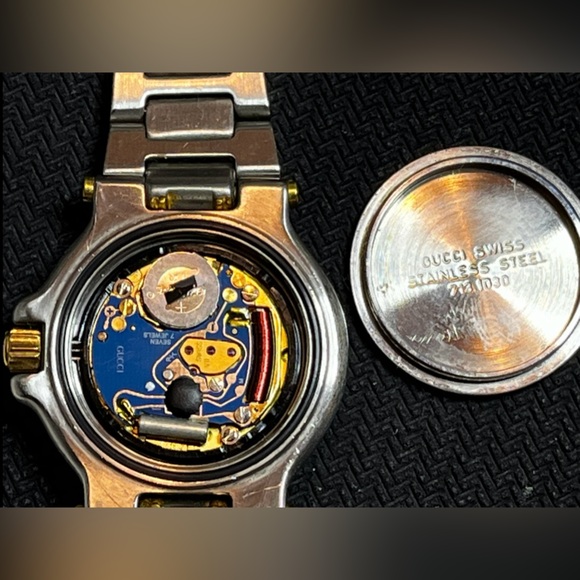 GUCCI 9700L sherry line enamel rotating bezel - Picture 14 of 14